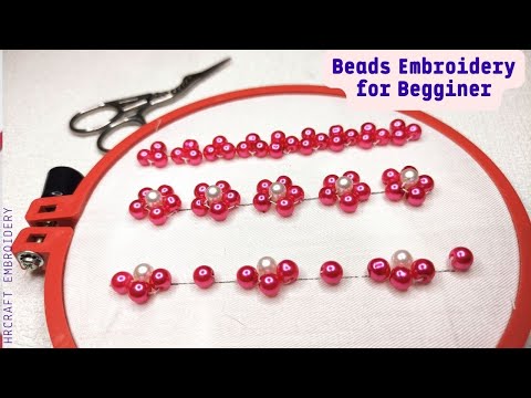 Видео: Ручная вышивка бисером. Руководство по основным стежкам для начинающих || Дизайн вышивки бисером
