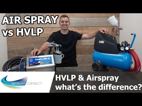 Видео: Турбина HVLP и воздушное распыление HVLP — в чем разница?