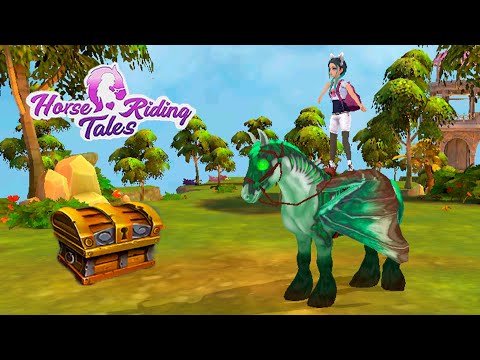 Видео: Свисты, новая лошадь в конюшне и еженедельные сундуки 🌺 Horse Riding Tales