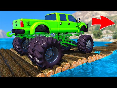 Видео: КАК ДАЛЕКО СМОЖЕТ МОНСТР ТРАК ПРОЕХАТЬ МОСТ ИЗ БРЁВЕН В GTA 5 ONLINE? ЭКСПЕРИМЕНТЫ ГТА 5 ОНЛАЙН