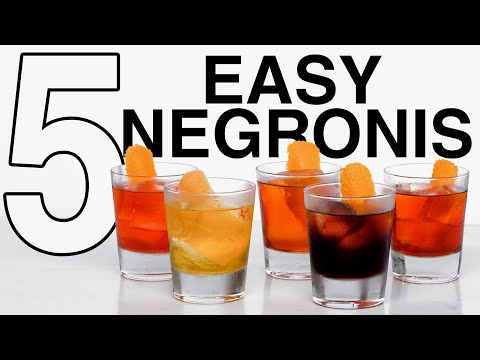 Видео: Negroni sbagliato и 4 другие простые вариации Negroni!