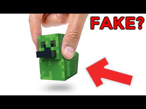 Видео: Можете ли вы угадать, какой из этих товаров Minecraft является ПОДДЕЛЬНЫМ?