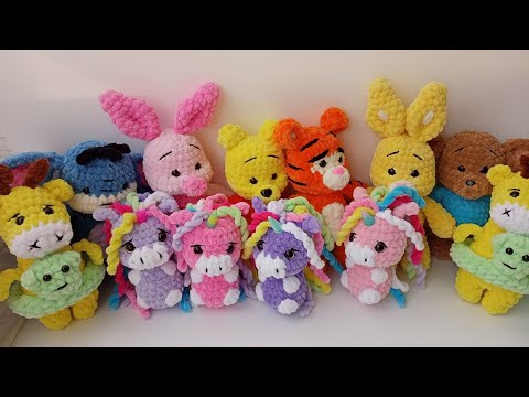 Видео: Обзор вязаных новинок за неделю / Коллекция Винни Пуха