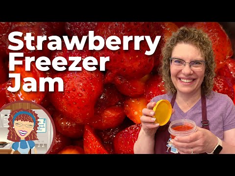 Видео: Как приготовить клубничный джем из замороженной клубники | Простой клубничный джем с пектином