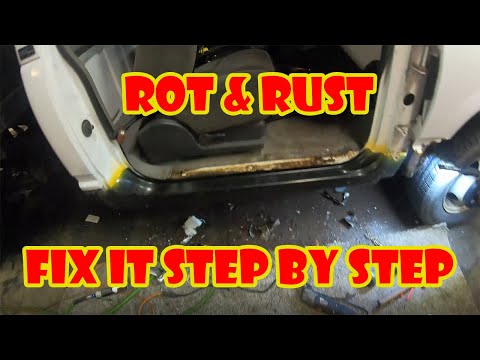 Видео: КАК ЗАМЕНИТЬ РЖАВУЮ/СГНИВШУЮ ПАНЕЛЬ ПОРОГА/УГОЛОК КАБИНЫ В ГРУЗОВИКАХ GMC Chevrolet 1988-1998 ГГ.