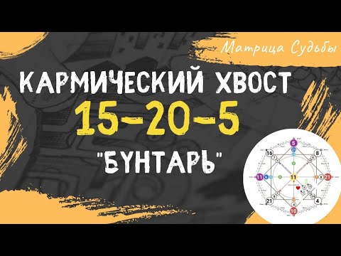 Видео: Кармический хвост 15-20-5. Матрица судьбы
