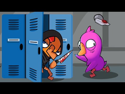 Видео: АМОНГУСЬ! ШКАФ МОЕ ЕДИНСТВЕННОЕ СПАСЕНИЕ! - Goose Goose Duck!