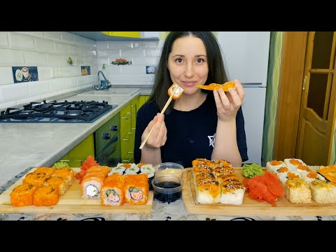 Видео: РОЛЛЫ И ТРЭШ ПИЦЦА/MUKBANG