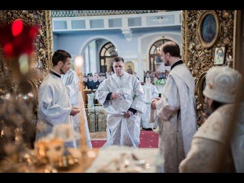 Видео: Хиротония во диакона чтеца Андрея Бондарева / The ordination Andrew Bondarev to Holy Diaconate