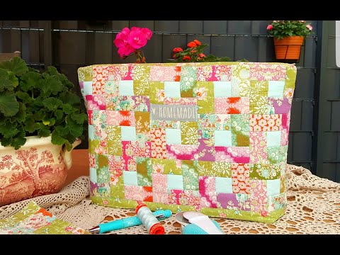 Видео: 163. Рукодельный микс 73/ Пэчворк-утилизация: сумка-конверт/Вышивка:  Dimensions "Teddy Catering "