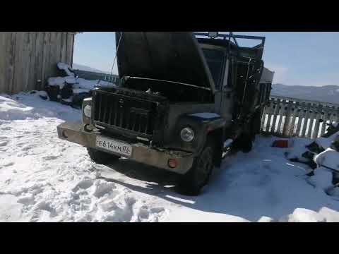 Видео: Газ 3307, запускаю после долгого простоя.