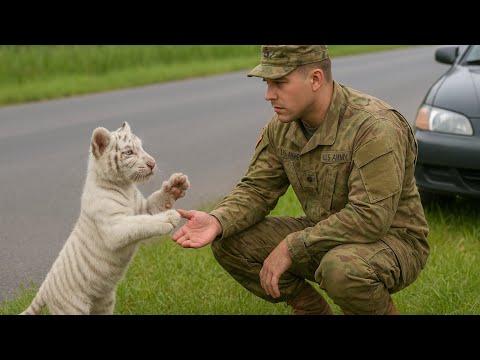 Видео: Белый тигренок умолял о помощи — следующая сцена вызовет у вас слёзы