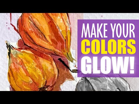 Видео: Откройте светящиеся акварели