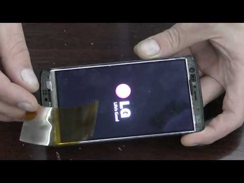 Видео: Как снять сенсор (тачскрин) смартфона LG-D724 без нагрева.