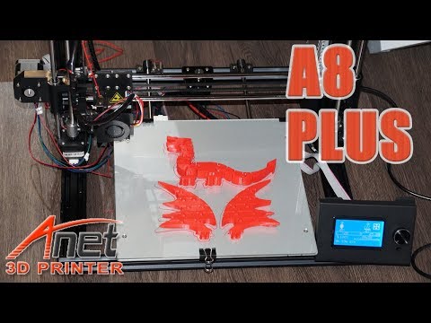 Видео: Как печатает Anet A8 plus 3d принтер – тесты печати