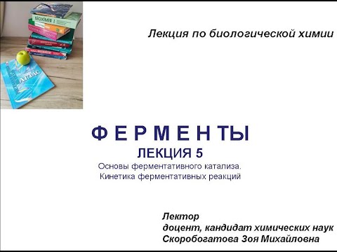 Видео: ФЕРМЕНТЫ 5.Основы ферментативного катализа. Кинетика ферментативных реакций.