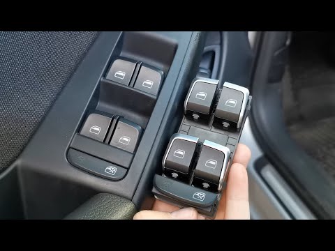 Видео: Audi A4 B8 — как снять переключатель стеклоподъемника водителя, чтобы заменить или модернизироват...