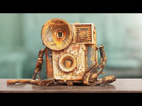 Видео: 1962 Kodak Brownie Starmite | Реставрация старого фотоаппарата