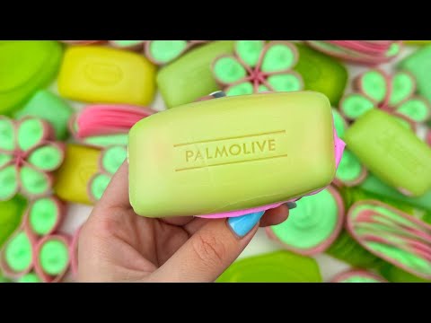 Видео: ASMR★Сrunching sounds★(4K)★Soap boxes with foam★Cutting cubes★Crushing dry soap forms★