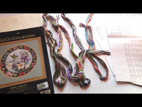 Видео: Dimensions. Разбираем нитки в раритетном наборе