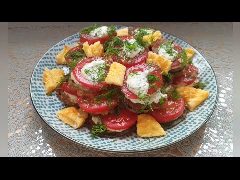 Видео: Закуска из жареных кабачков Zucchini.
