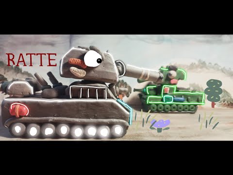 Видео: И явился RATTE — мультики про танки из пластилина.