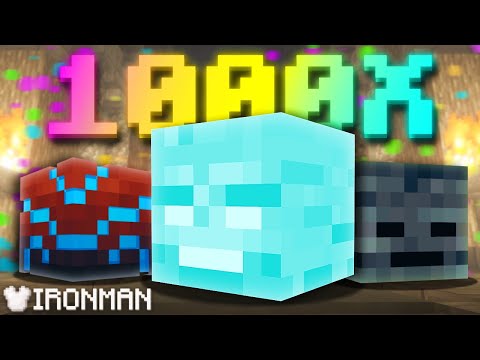 Видео: Я СДЕЛАЛ 1000 F7 НА IRONMAN (Hypixel Skyblock)