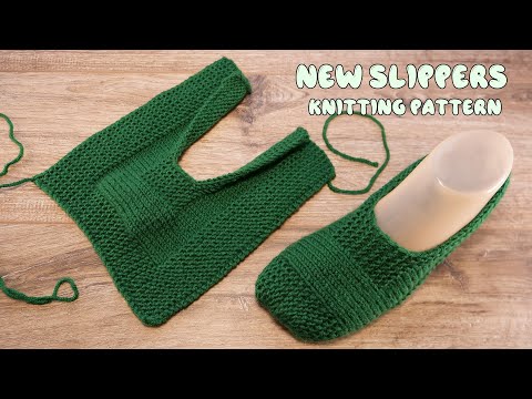 Видео: Новые следки на двух спицах 🌵 New Slippers knitting pattern