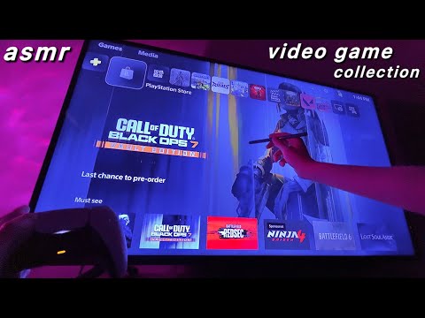 Видео: Обзор коллекции видеоигр ASMR и магазина игр 🎮💤