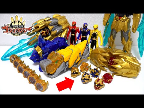 Видео: ✋Руки трансформируются в роботов! DX Tega Sword Sentyring Set! Gojuger