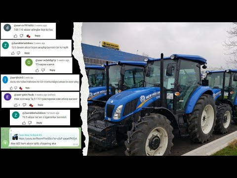 Видео: New Holland TD5.110 трактор обзори! нархи комментда