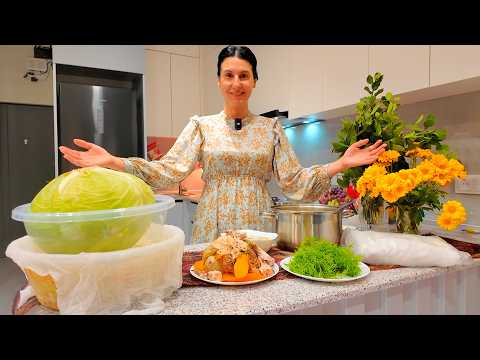 Видео: Идеальная КВАШЕНАЯ КАПУСТА без КЕСЯ-МЕСЯ❗❗❗СОЛИМ САЛО❗❗❗ГОТОВИМ СУП С ДОМАШНЕЙ ЛАШОЙ❗❗❗