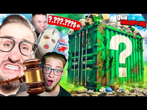 Видео: НЕ КОНТЕЙНЕРЫ а ПОМОЙКА! ШОУ АУКЦИОН ЗА КОНТЕЙНЕРЫ! ВЫБИЛИ САМЫЕ ХУДШИЕ МАШИНЫ! (GTA 5 RP)