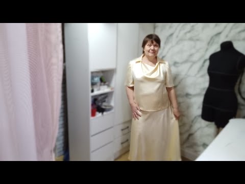Видео: Оригинальный костюм. Моделирую сразу на ткани.
