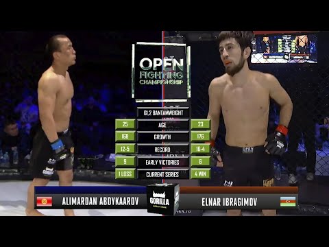 Видео: АЛИМАРДАН АБДЫКААРОВ против ЭЛЬНАРА ИБРАГИМОВА | КЫРГЫСТАН УДИВЛЯЕТ | СИЛЬНЫЙ ФИНИШ | OPEN FC 2