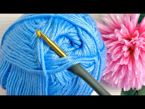Видео: ПОСМОТРИТЕ на этот НОВЫЙ узор крючком! Самый запоминающийся из всех! Легкая и стильная вязка крючком