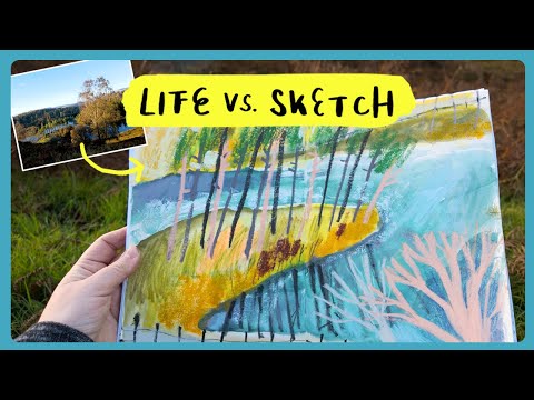 Видео: Живопись на натуре — набор, процесс + трудности