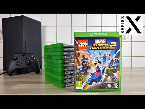 Видео: Закуп Игр #116: Xbox Series X | Весь набор игр LEGO | FPS Boost | Распаковка | 12 Дисков - [4K/60]
