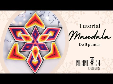 Видео: 🔥МАНДАЛА космический огонь 🔥шестиконечная ✨ шаг за шагом! промежуточный уровень