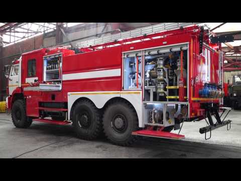 Видео: Обзор пожарных автоцистерн УСПТК на шасси КАМАЗ-43118