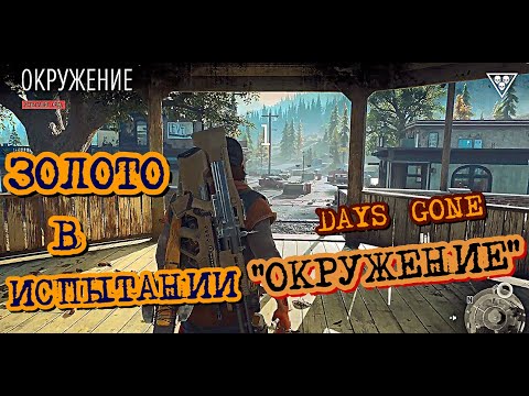 Видео: Days Gone Испытание Окружение Золото  Жизнь После  Surrounded Challenge Gold