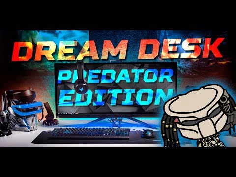 Видео: DREAM DESK PREDATOR EDITION - Игровое место мечты по версии компании Acer.