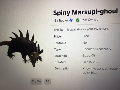 Видео: получил в ивенте Halloween Spotlight новую вещь колючий Мурсупи-гуль