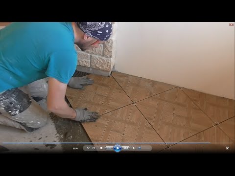 Видео: Укладка керамогранита на пол, мой опыт.