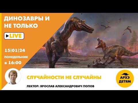 Видео: Занятие "Случайности не случайны" кружка "Динозавры и не только" с Ярославом Поповым