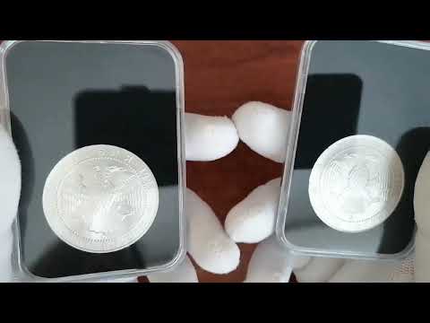 Видео: Капсулы EVERSLAB для монет и Серебряные инвестиционные монеты 3 рубля 1995 года. "Соболь". Идеально