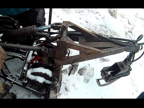 Видео: Лебёдка на тракторе Т 40АМ обзор.