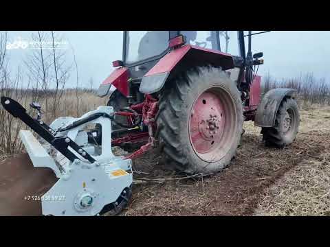 Видео: Идеальный мульчер Niubo Microforest для МТЗ 82.1