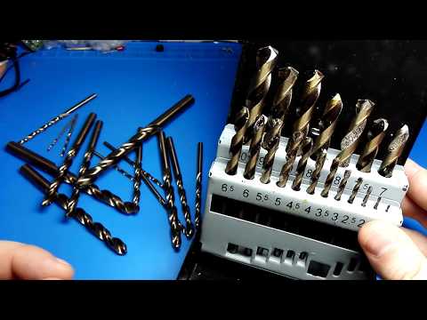 Видео: Китайские сверла с кобальтом 2. HSS Co M35.