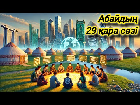 Видео: Қазақ әдебиеті/ Абайдың 29-қара сөзі / Қазақ мақалдарына терең философиялық талдау #абай